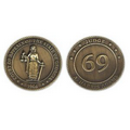 Die Cast Coin Double-Faced (2")